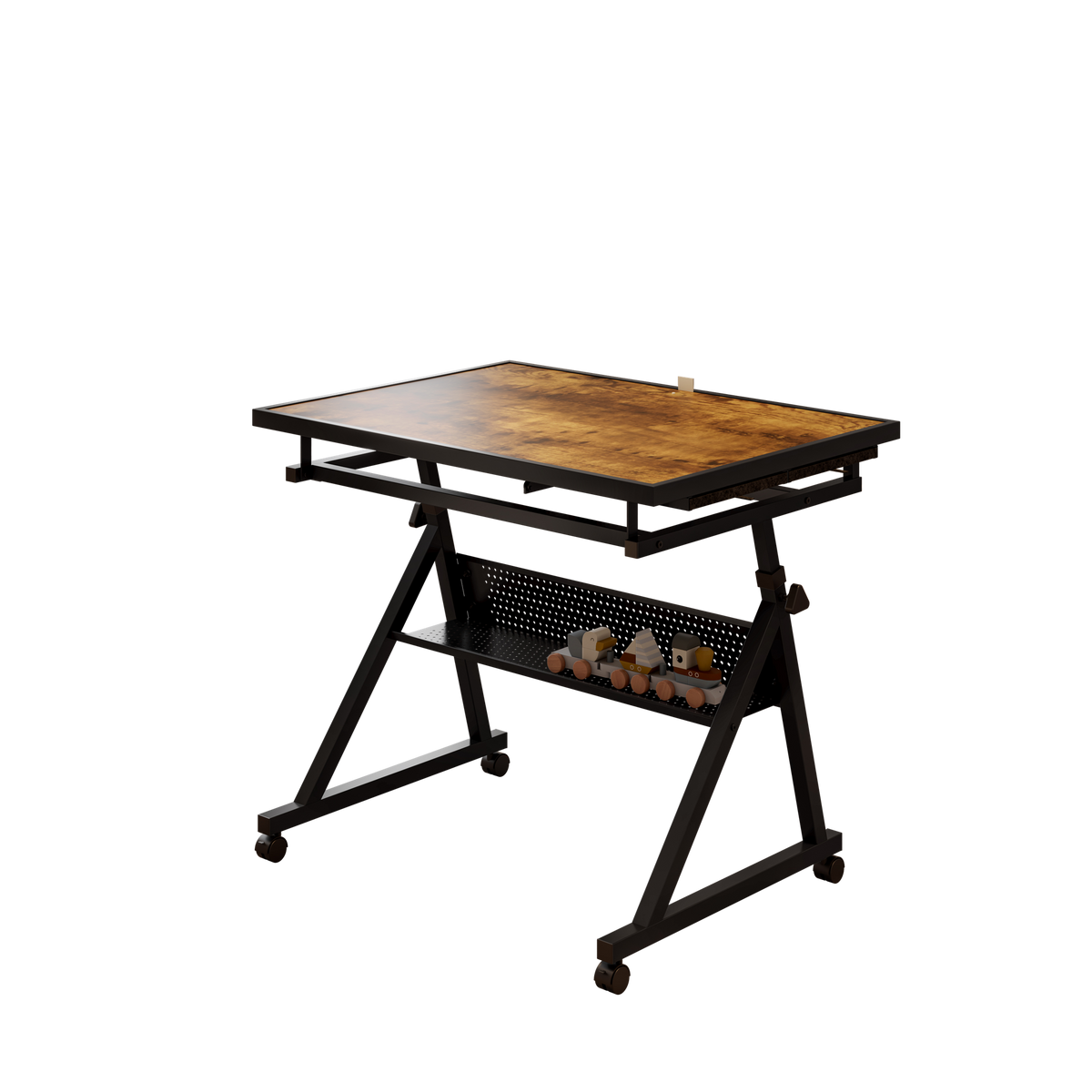 1500 pieces Jigsaw Puzzle metal Table board for adults gift with 4 trays(black)