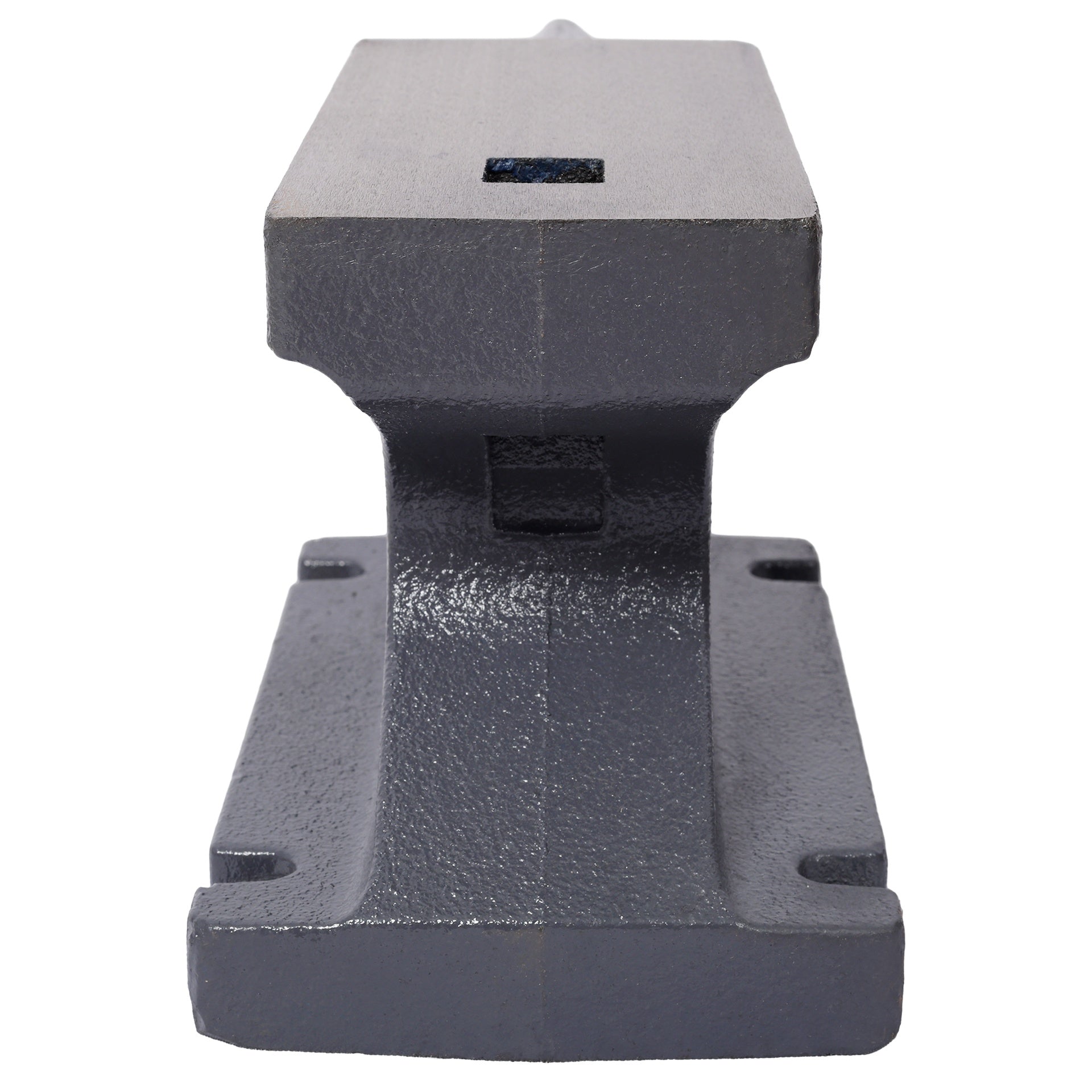 55LB(25KG)Cast Iron Anvil,with Square Horn and Stable Base,for Bending, Shaping,and Twisting,Gray