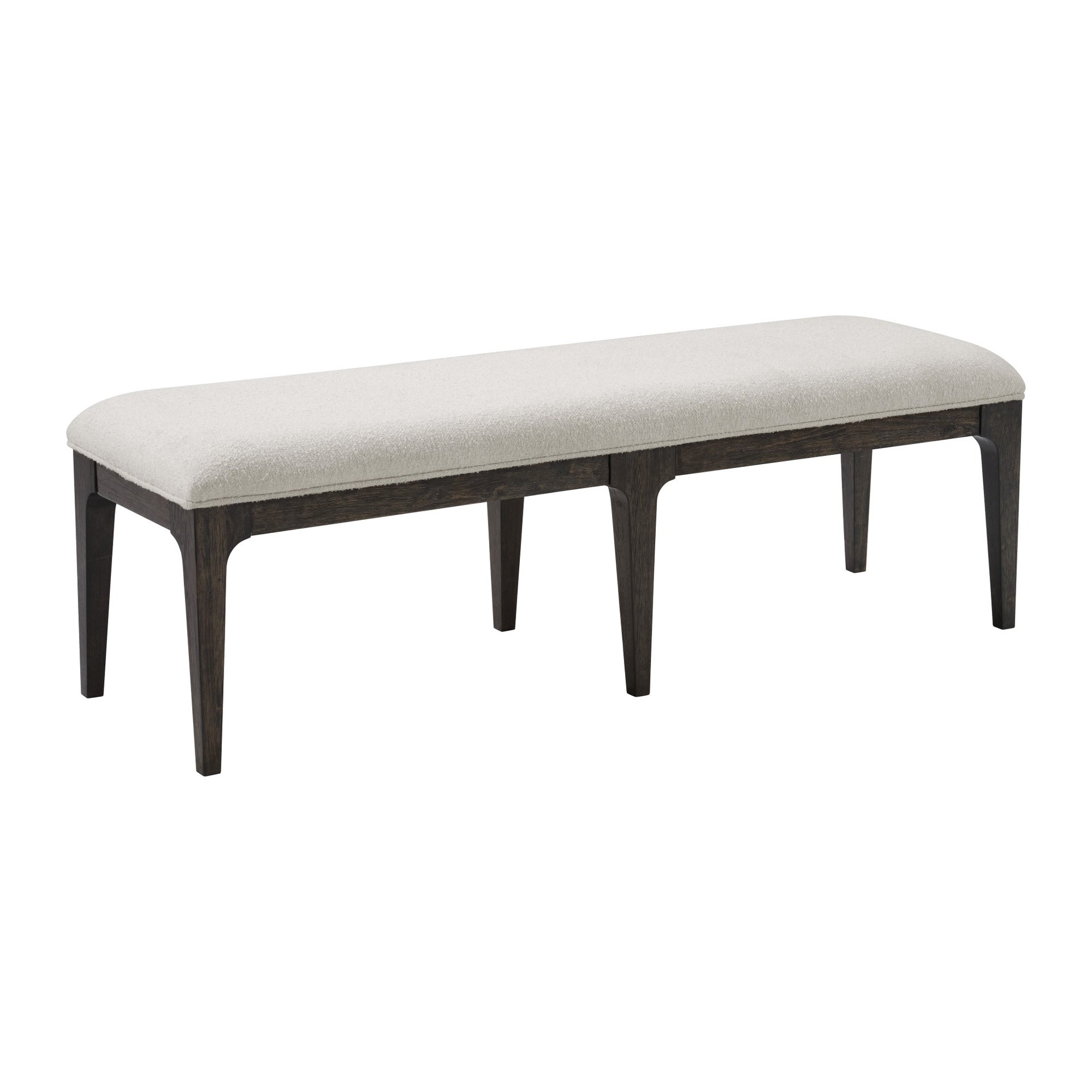 Brown Upholstered Bench