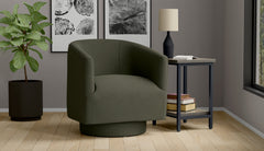 Green Swivel Accent Chair