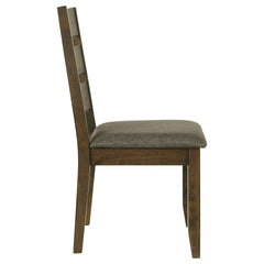 Gawain Grey and Knotty Nutmeg 7-piece Dining Set