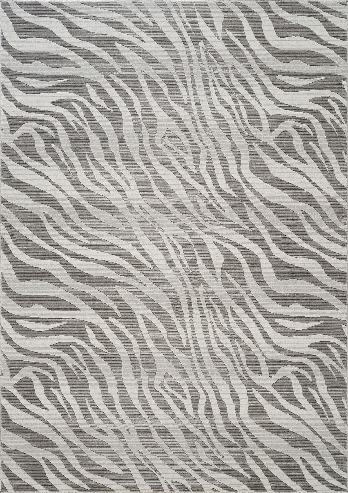 Geometrix GC_DIM1008 Gray 5 ft. 3 in. x 7 ft. 3 in. Area Rug