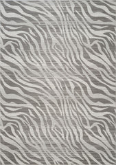 Geometrix GC_DIM1008 Gray 5 ft. 3 in. x 7 ft. 3 in. Area Rug