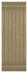 Earth GC_NTL1008 Jute/Black 2 ft. 7 in. x 7 ft. 3 in. Indoor/Outdoor Area Rug