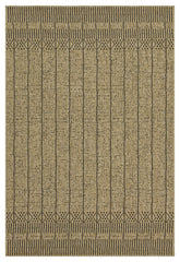 Earth GC_NTL1008 Jute/Black 2 ft. 7 in. x 7 ft. 3 in. Indoor/Outdoor Area Rug