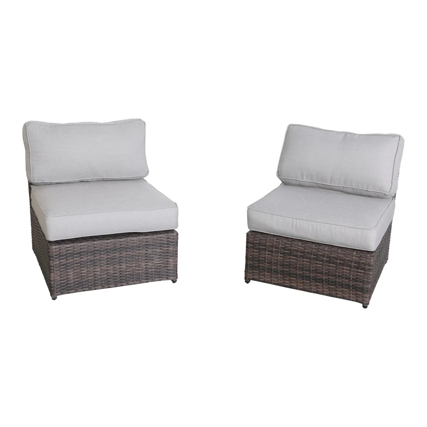 Fully Assembled 4-Person Outdoor Seating Set with Cushions