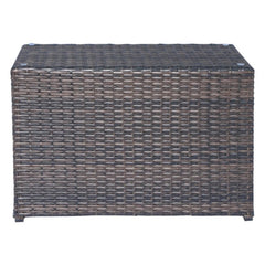 Fully Assembled Outdoor Wicker Sofa Set with Cushions – Seats 4