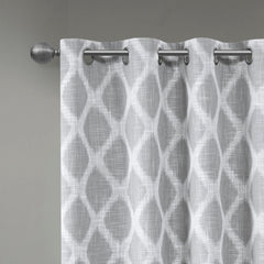 Printed Ikat Blackout Patio Curtain(Only 1 Pc Panel)