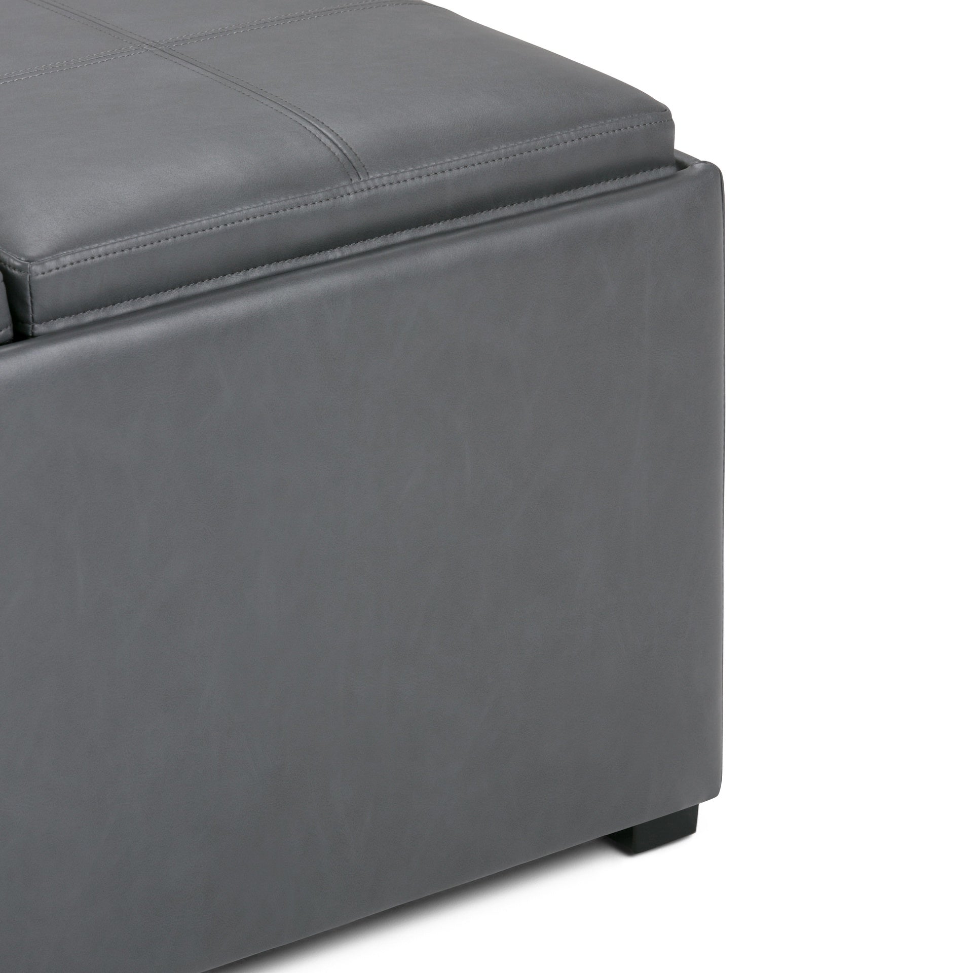 Avalon Square Coffee Table Storage Ottoman