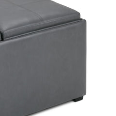 Avalon Square Coffee Table Storage Ottoman