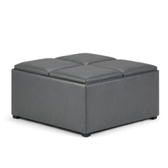 Avalon Square Coffee Table Storage Ottoman