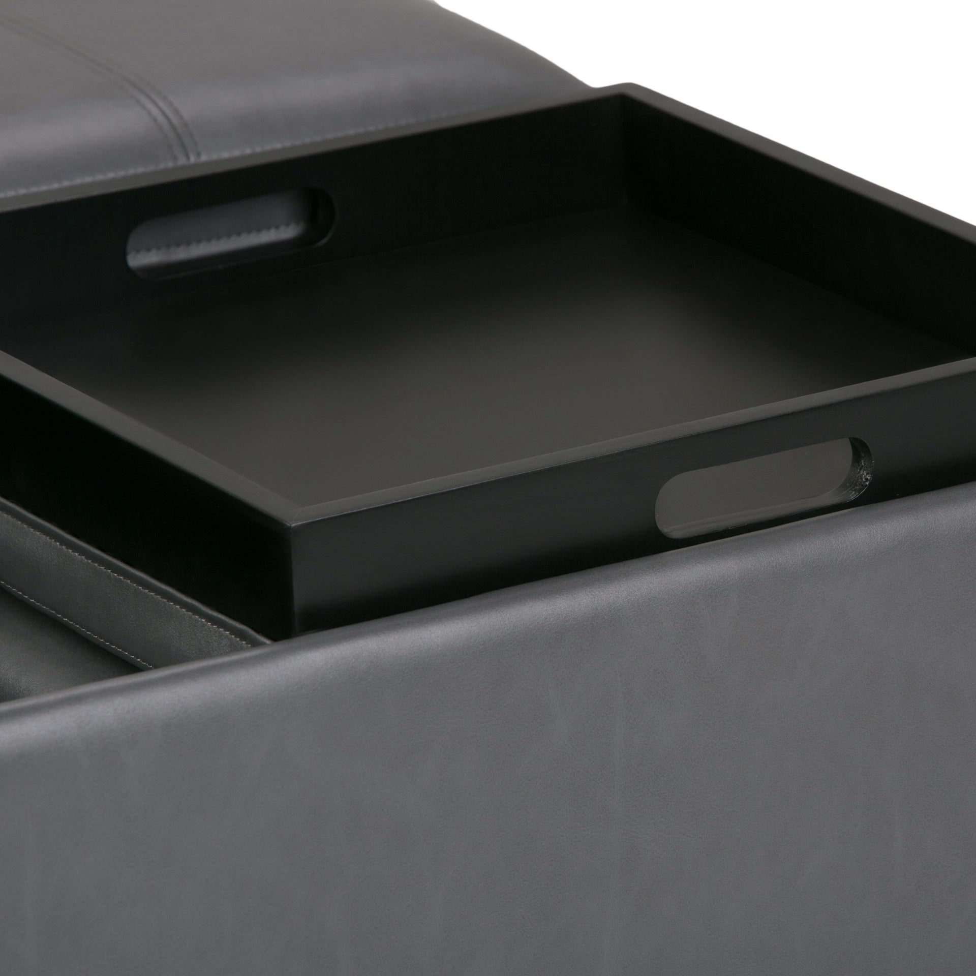 Avalon Square Coffee Table Storage Ottoman