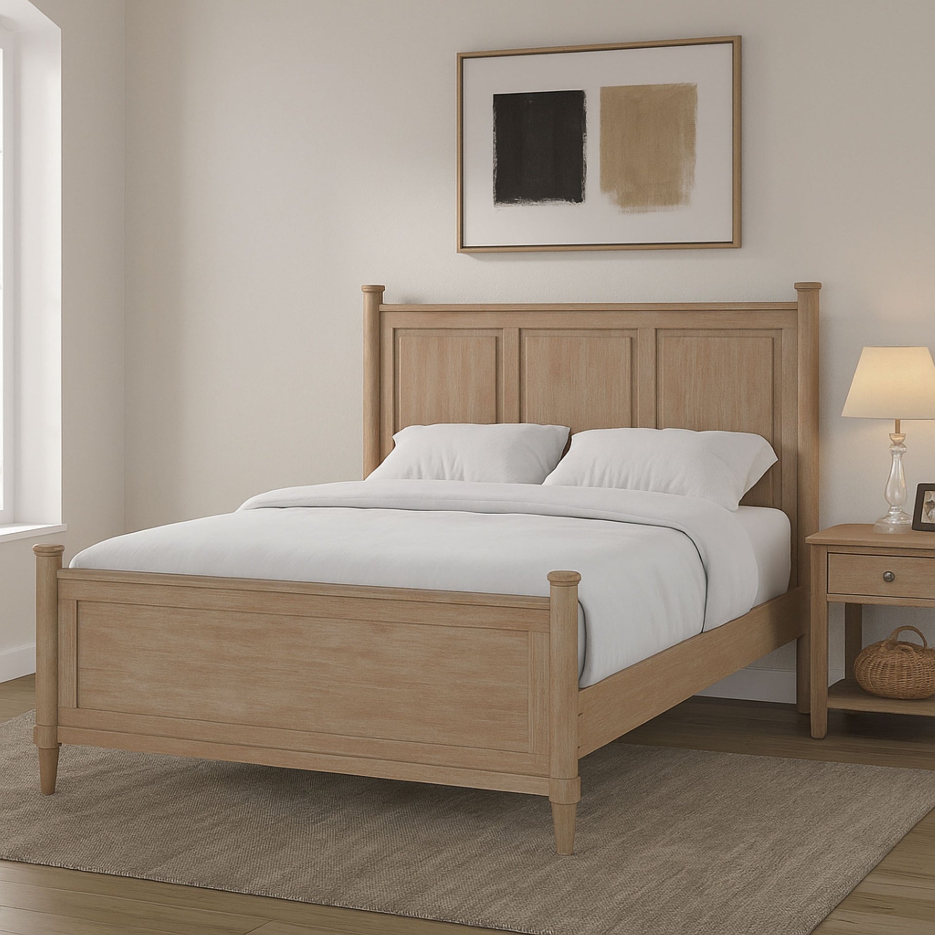 Mindi Veneer Full Bed W/O Trundle
