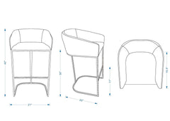 Barstool in Black