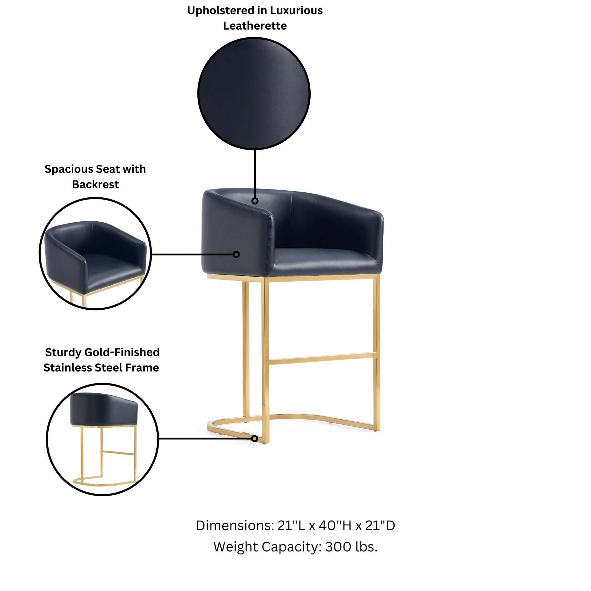 Barstool in Black