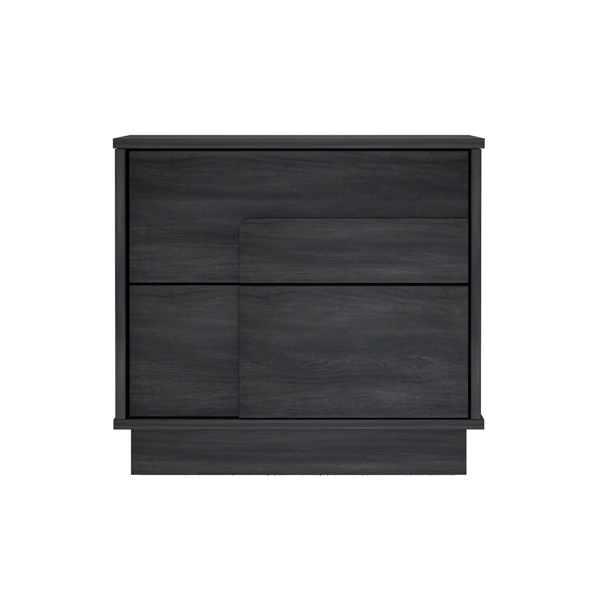 Nightstand in Charcoal Gray