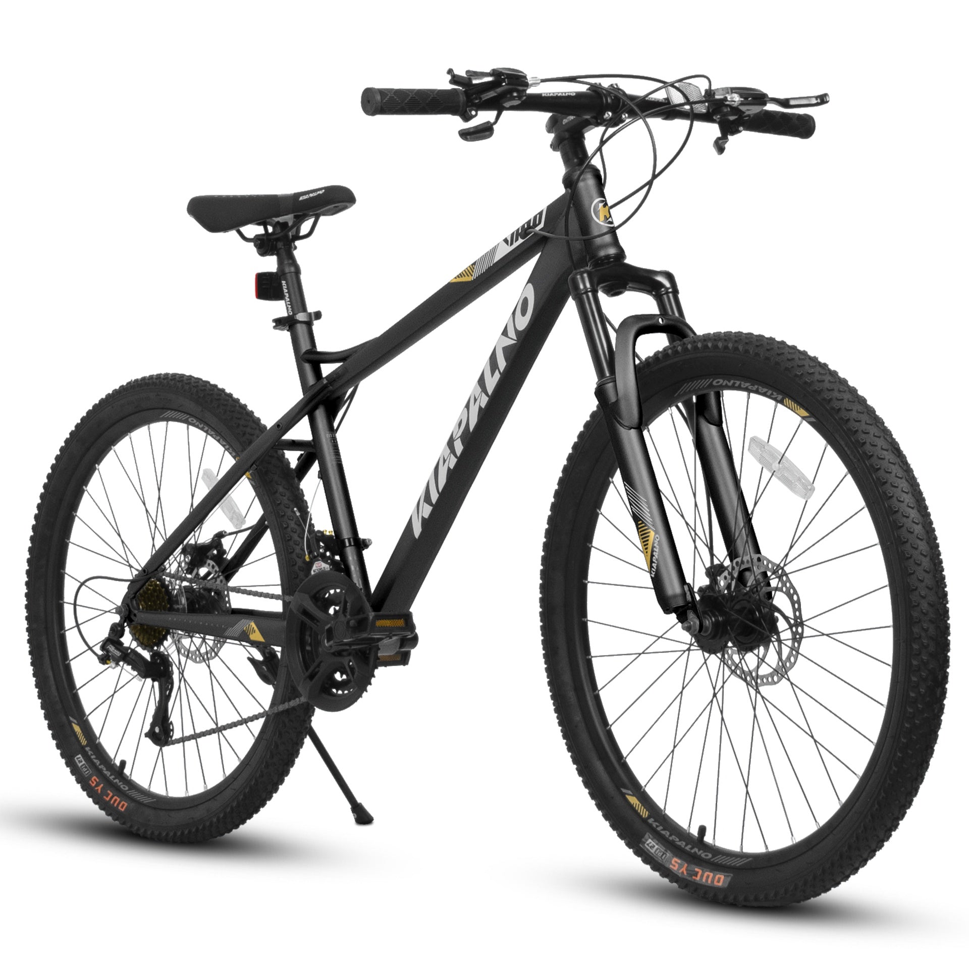 A26251    26-Inch Mountain Bike for Adults and Teenagers, High Carbon Steel Frame, Front and Rear Mechanical Disc Brakes, 21-Speed Gear System, 26x2.125 Tires