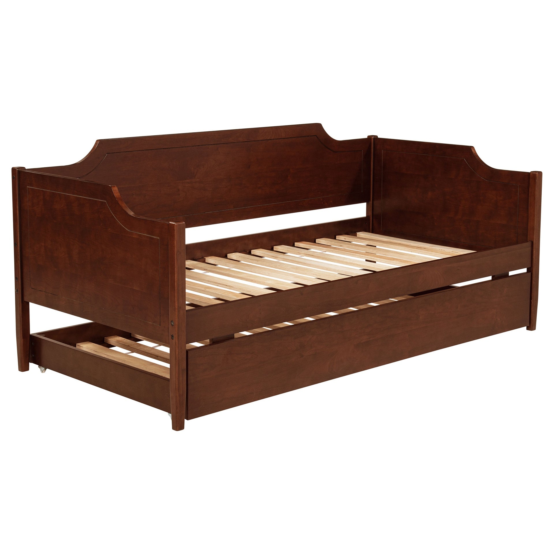 Cherry Wood Twin Daybed With Trundle