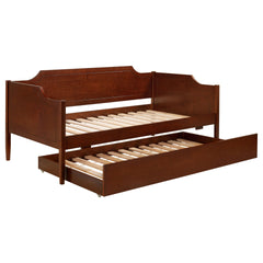 Cherry Wood Twin Daybed With Trundle