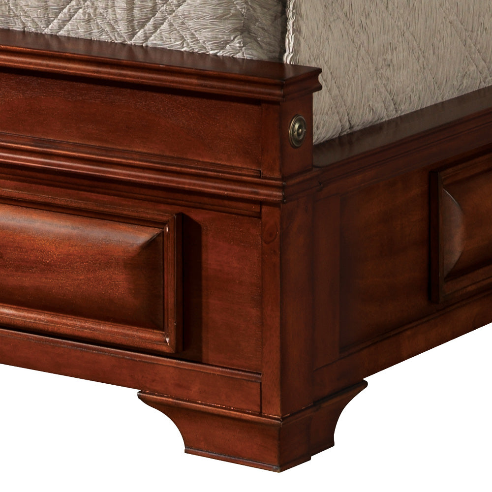 LaVita G8850C-FB3 Full Storage bed , Oak