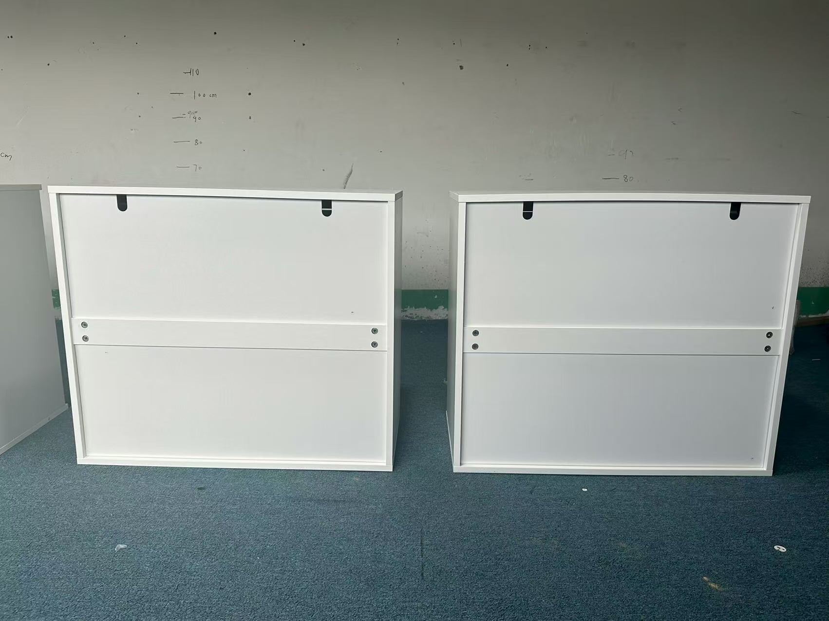 Kitchen Storage Cabinet with Double Doors, Coffee Bar Cabinet with Adjustable Shelves, Sideboard Buffet for Dining Room, Living Room or Entryway, Modern White Cupboard