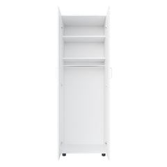 Armoire, Two Shelves, Rod, Double Door Cabinet Armoire