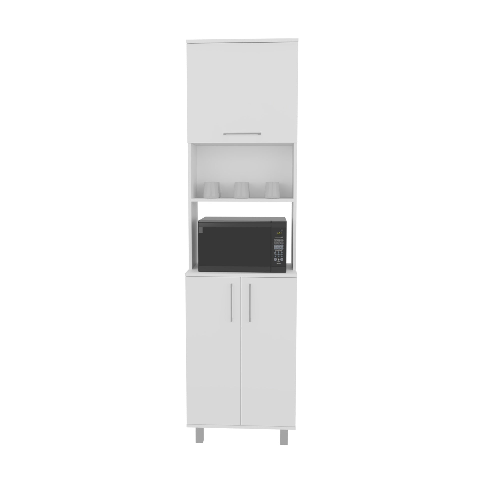 Kitchen Pantry, 3 Doors, 4 Legs, 5 Shelves