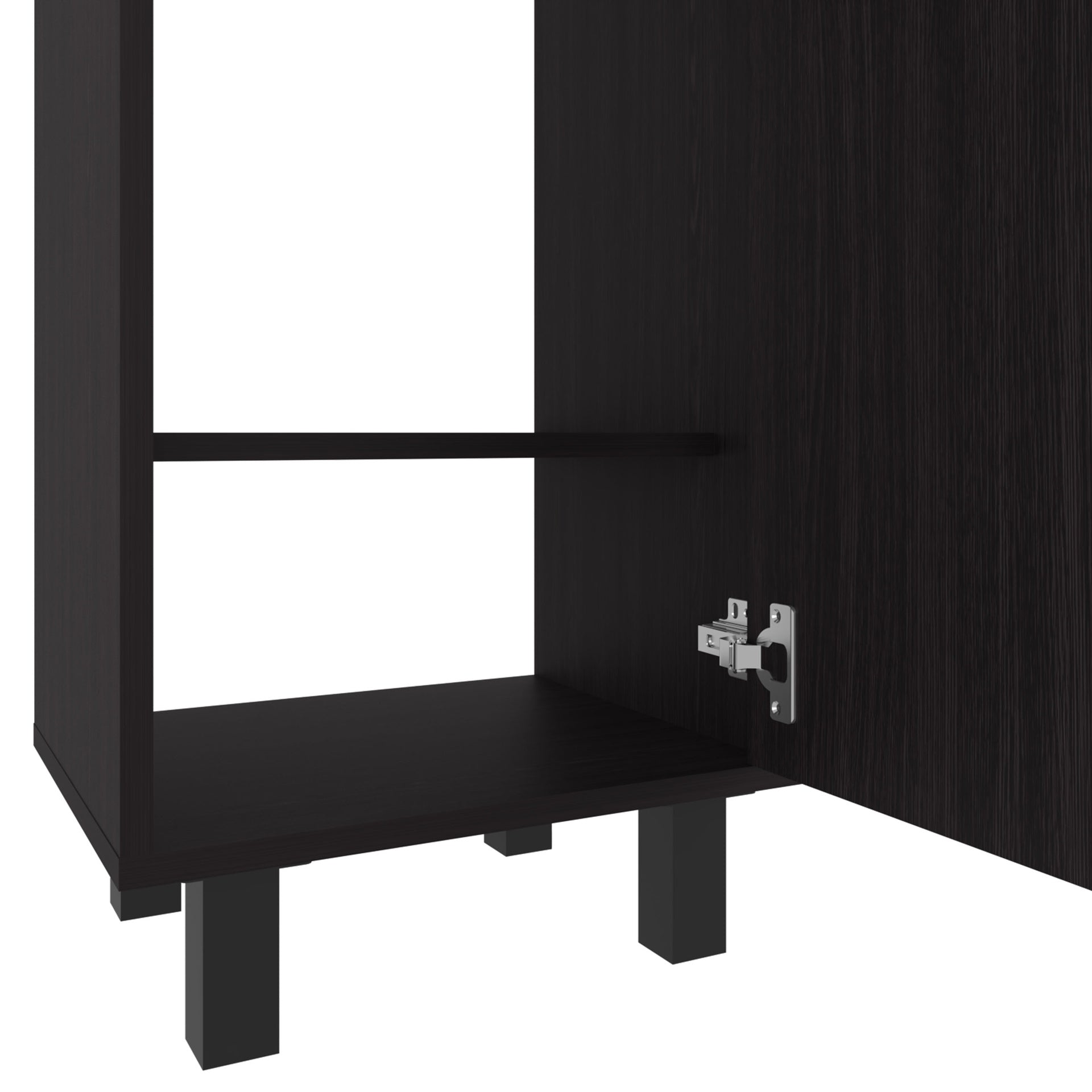 Bathroom Vanity with SInk, 1 Door, 4 Legs