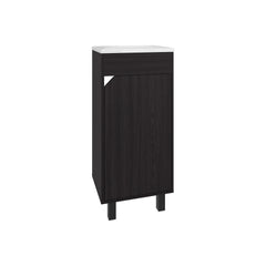 Bathroom Vanity with SInk, 1 Door, 4 Legs