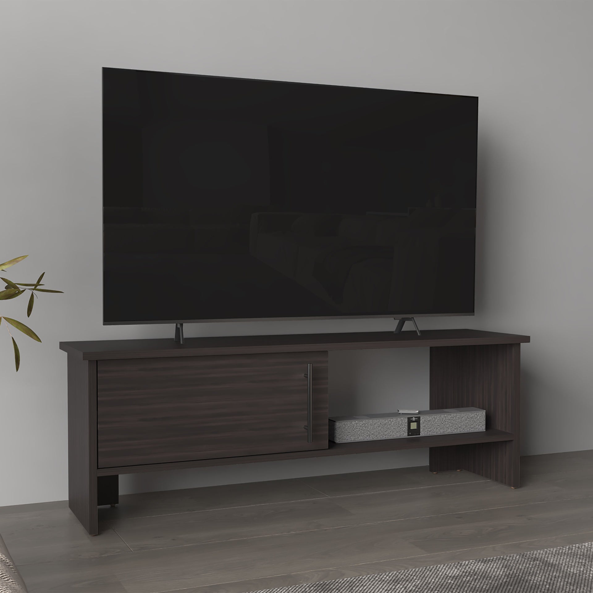 TV Stand, 1 Door, 1 Shelf
