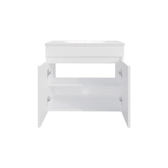 Bathroom Vanity with Sink, 2 Doors, 2 Shelves