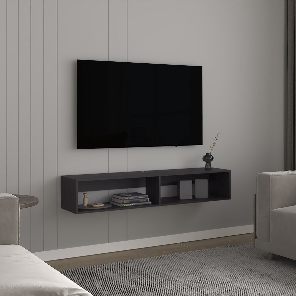TV Stand with 2 Shelves
