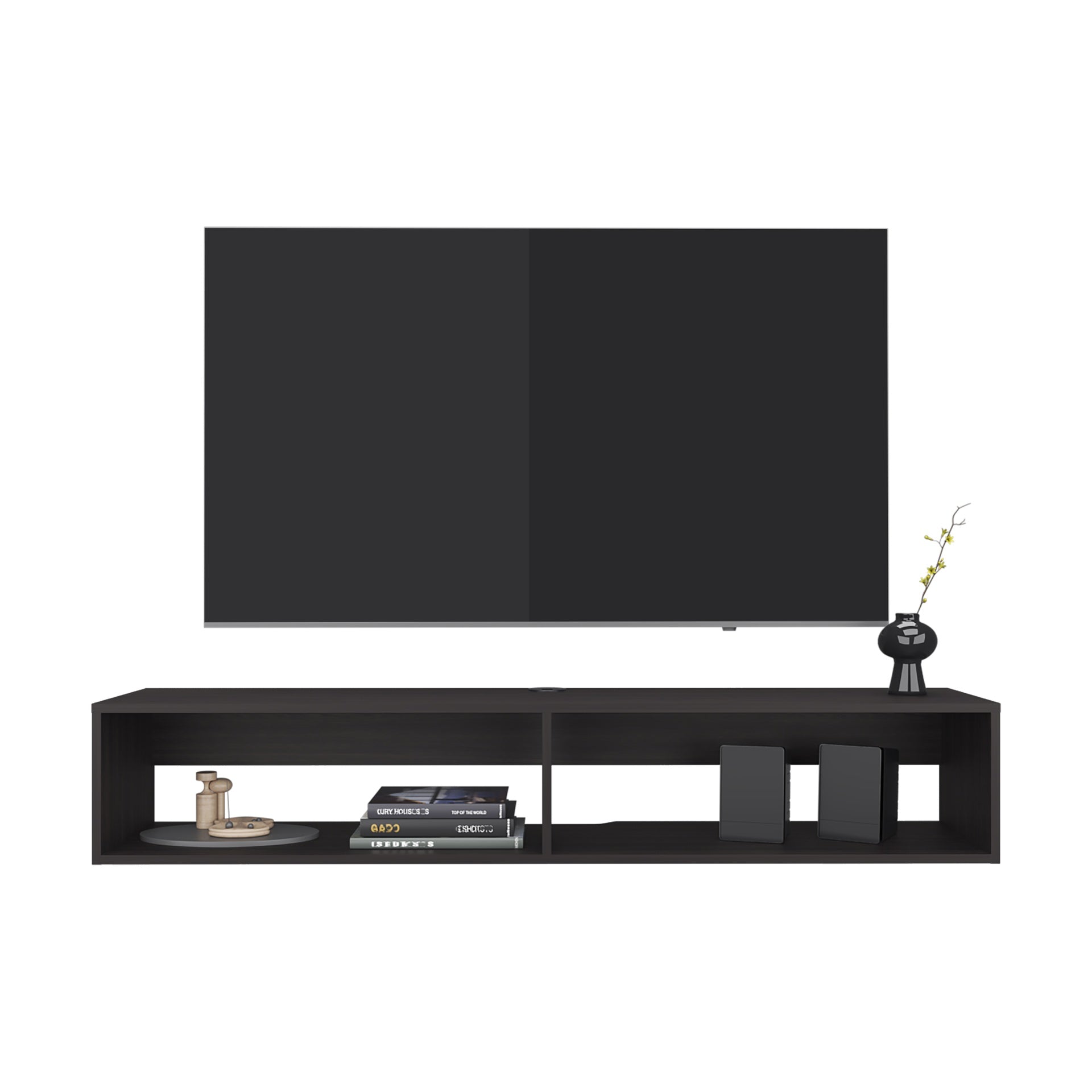 TV Stand with 2 Shelves