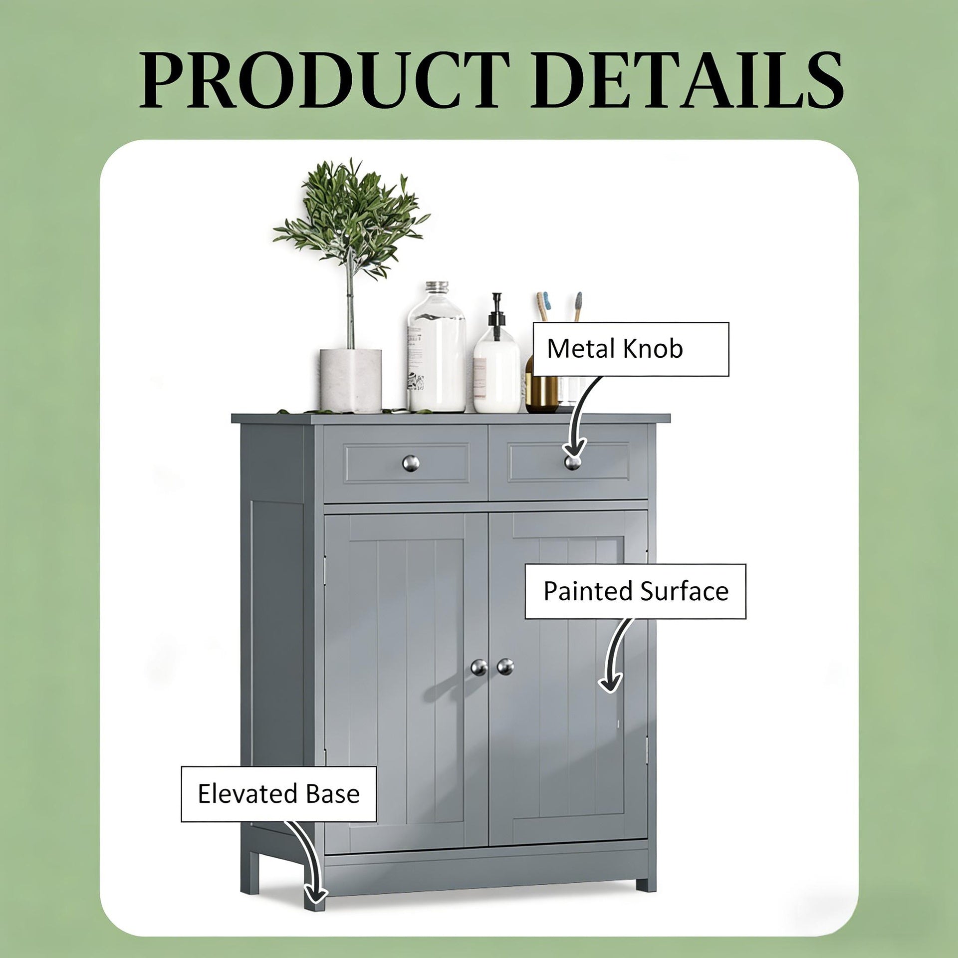 Floor Cabinet,Foyer Cabinet,Freestanding Storage Cabinet