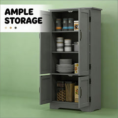 Farmhouse Home Cabinet,Accent Floor Storage Cabinet,Freestanding Kitchen Pantry Cabinet