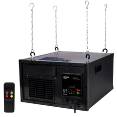 Remote-Controlled Air Filtration System,10 Positions Adjust,120V 60Hz,Airflow Speed: 250～510 cfm,Black color
