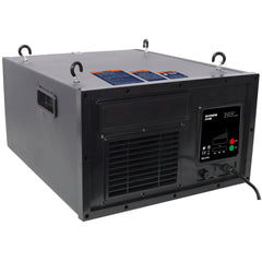 Remote-Controlled Air Filtration System,10 Positions Adjust,120V 60Hz,Airflow Speed: 250～510 cfm,Black color