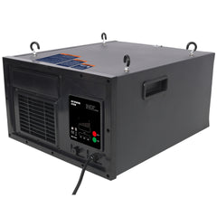Remote-Controlled Air Filtration System,10 Positions Adjust,120V 60Hz,Airflow Speed: 250～510 cfm,Black color