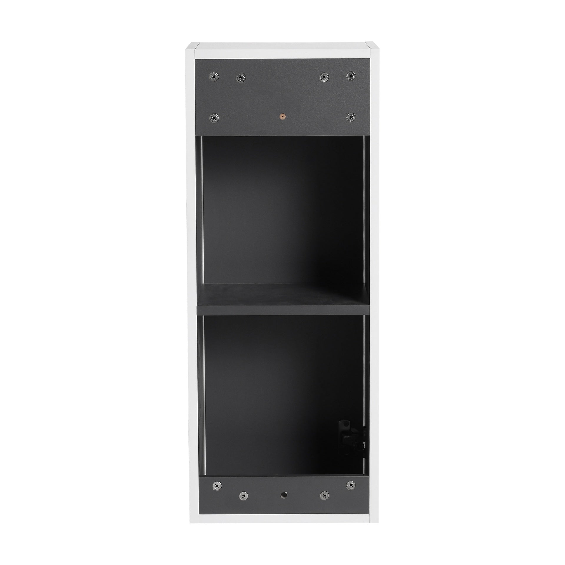 12" Bathroom Side Cabinet,2-Soft Close Doors,Float Mounting Design,12*2(KD-Packing)