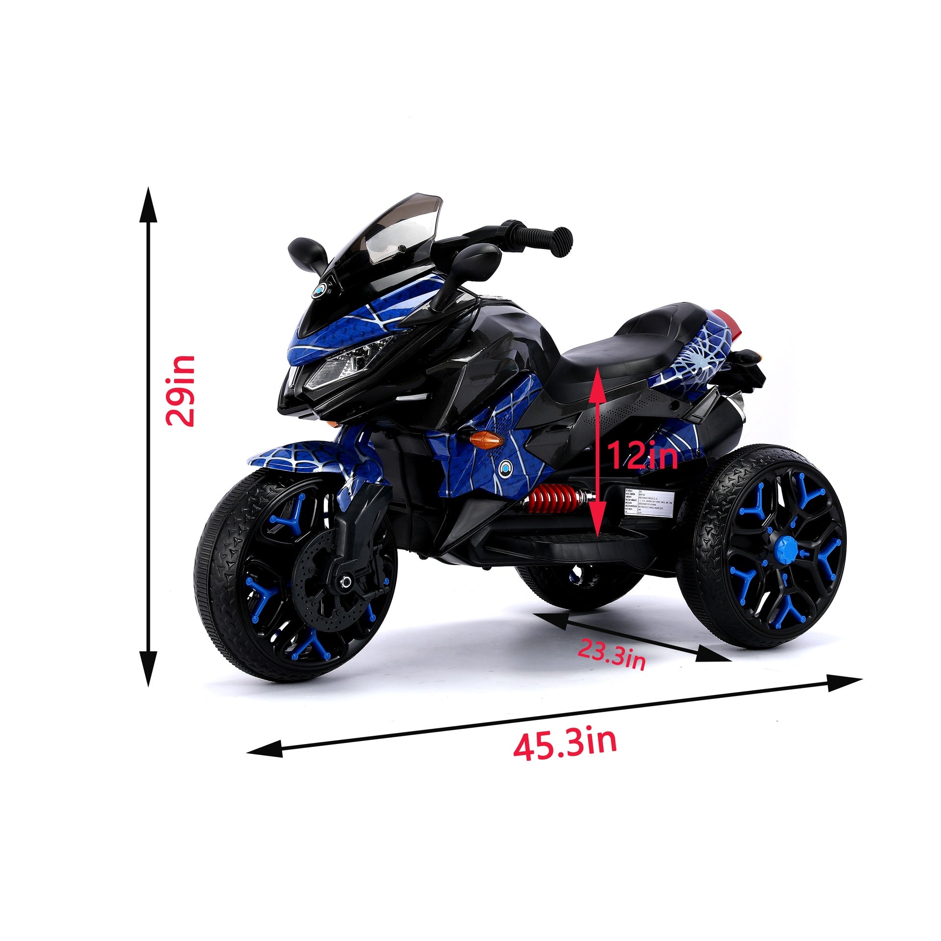 Electric motorcycle/ 12 V Kids toys motorcycle/Kids electric car/electric ride on toys  for  3 4 5 6 years Boys Girls with Training  Wheels/manual throttle/ drive by hand/Lighting  wheels
