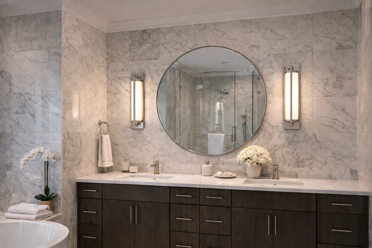 18-Inches Brushed Nickel Integrated LED Modern/Contemporary Bathroom Vanity Light Bar
