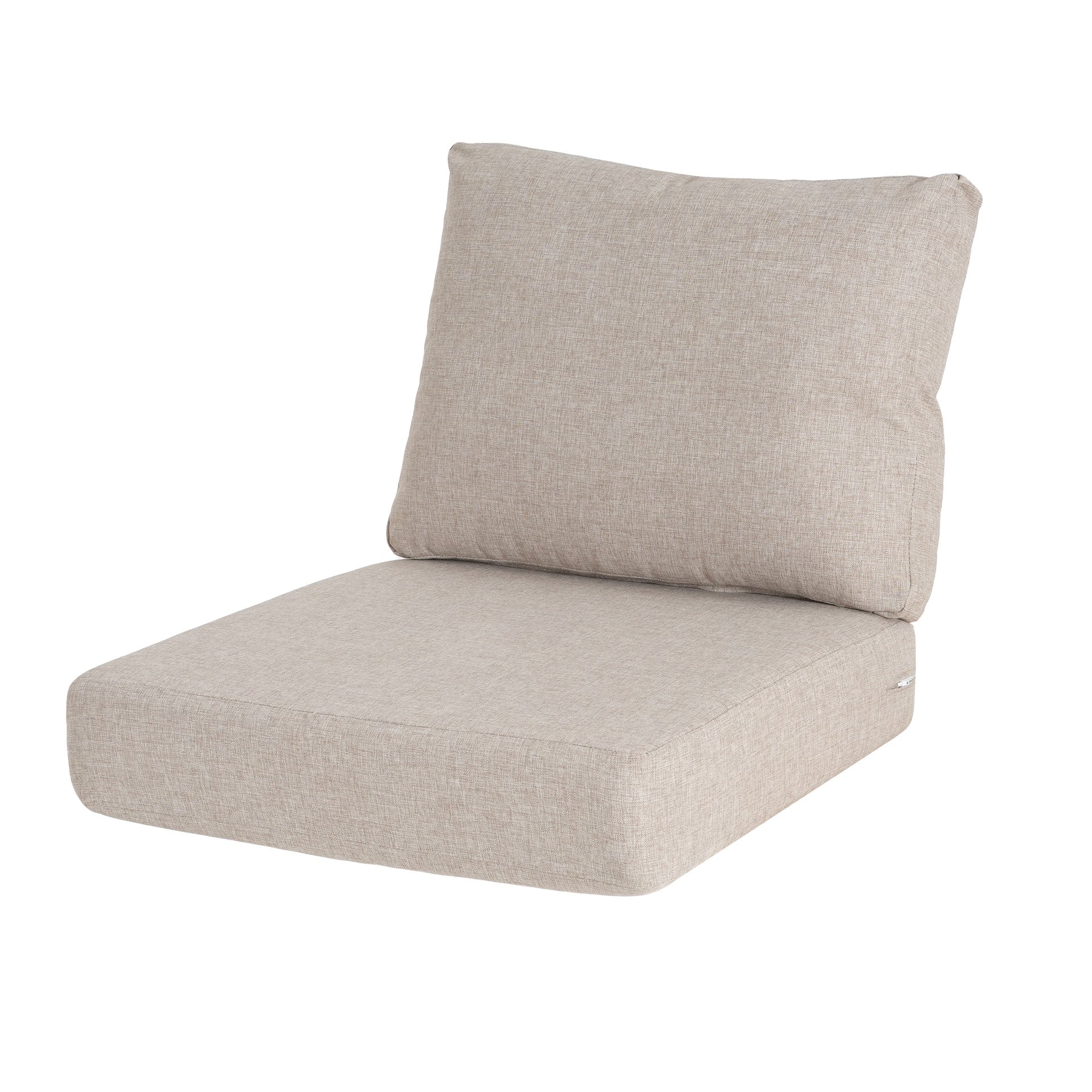Noah Outdoor Club Chair Cushion Set, Seat Cushion and Back Cushion, Beige