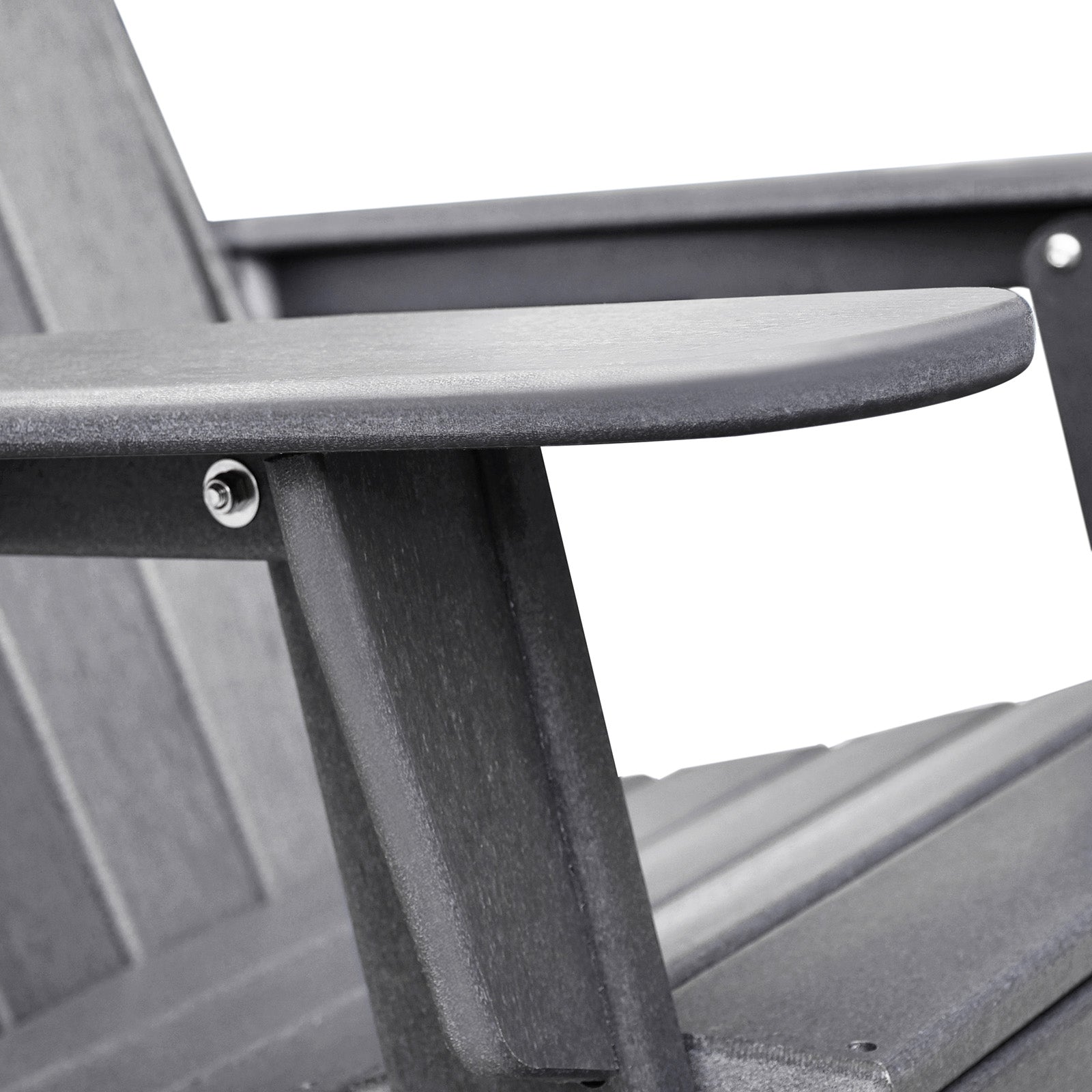 Folding Outdoor Adirondack Chair,HDPE All-weather Folding Fire Pit Chair,  Ergonomic Design Patio Lawn Chair for Outside Deck Garden Backyardf Balcony,Grey
