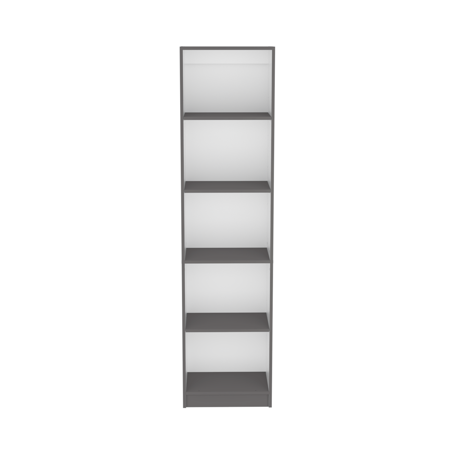 Bookcase XS Benzoni, Office, Matt Gray / White