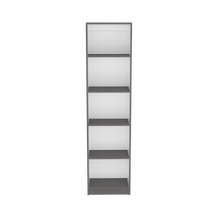 Bookcase XS Benzoni, Office, Matt Gray / White