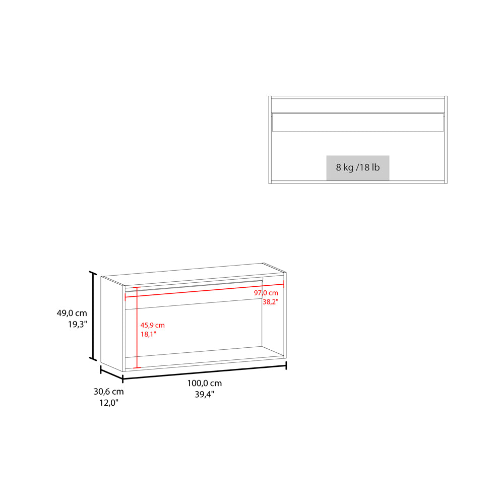 Utica Wall Cabinet, Kitchen, White