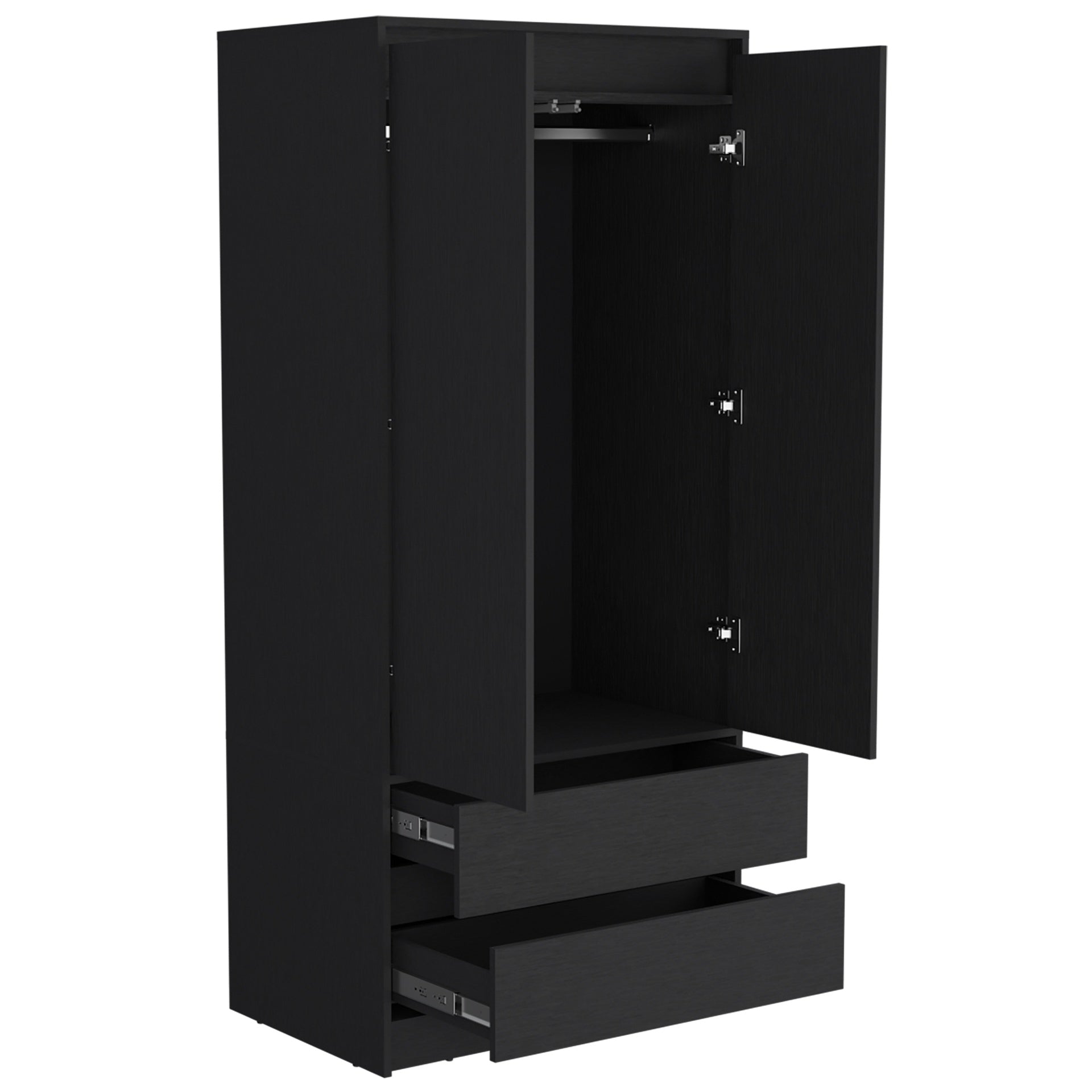 Armoire Closher, Bedroom, Black