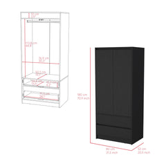 Armoire Closher, Bedroom, Black