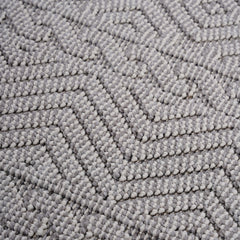 Guros Collection 6X9 White / Geometric Indoor/ Outdoor Area Rug