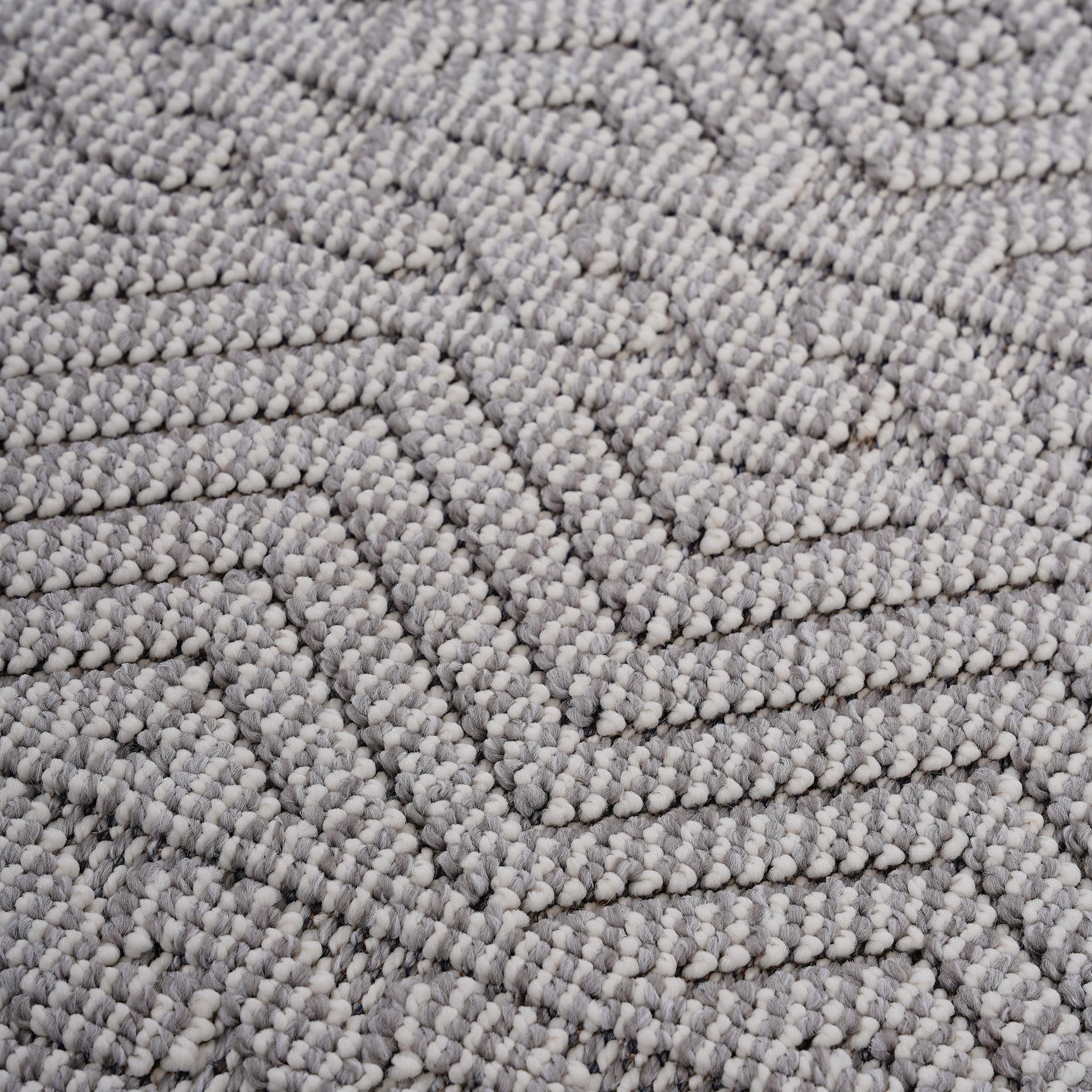 Guros Collection 8X10 White / Geometric Indoor / Outdoor Area Rug